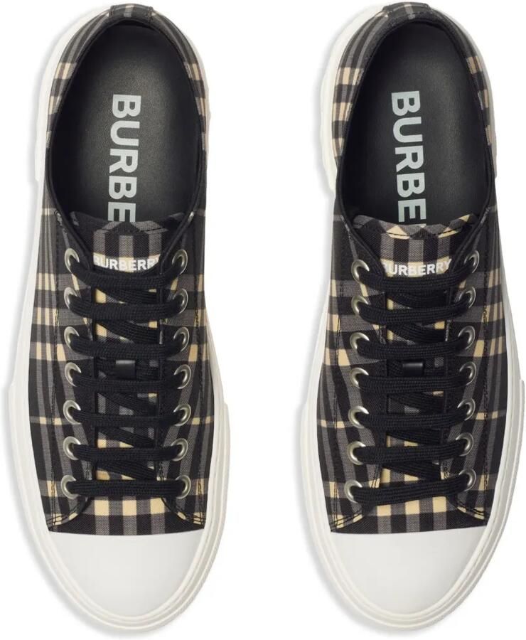 Burberry Geruite sneakers Zwart - Foto 2