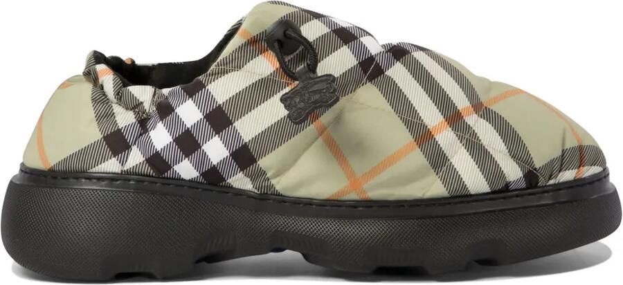Burberry Gewatteerde muiltjes met hak Beige
