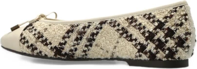 Burberry Highgate check-pattern ballet flats Beige - Foto 5