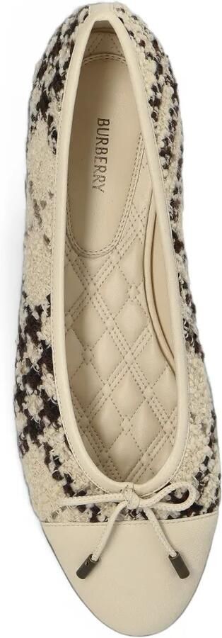 Burberry Highgate check-pattern ballet flats Beige - Foto 3