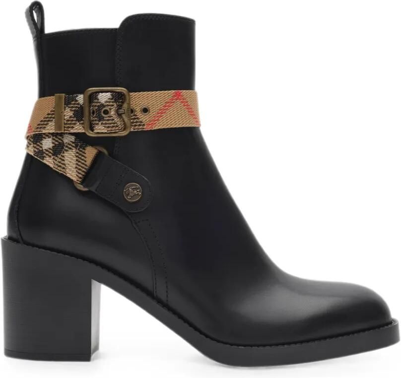 Burberry Huntley leren laarzen Zwart
