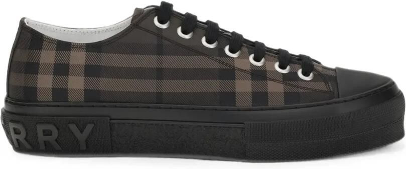 Burberry Jack geruite sneakers Zwart