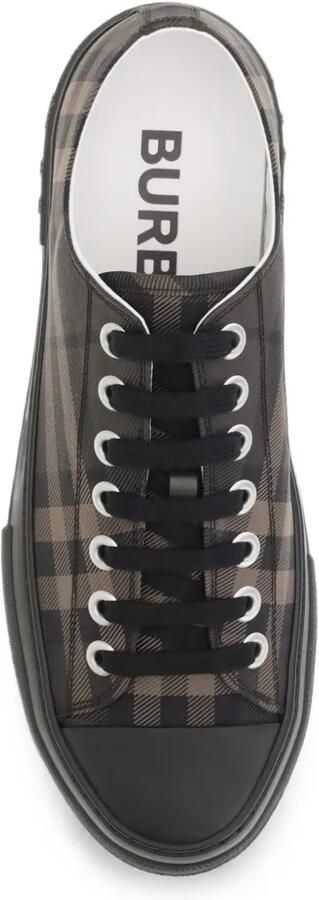 Burberry Jack geruite sneakers Zwart - Foto 4