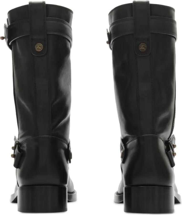 Burberry Kent leren laarzen Zwart - Foto 2