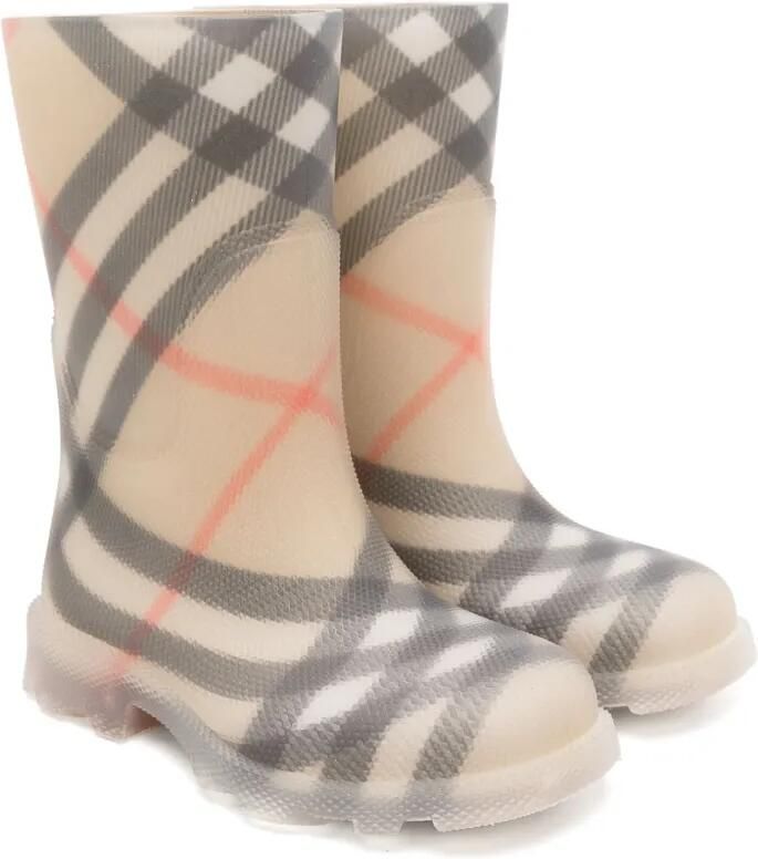Burberry Kids Check March laarzen Beige