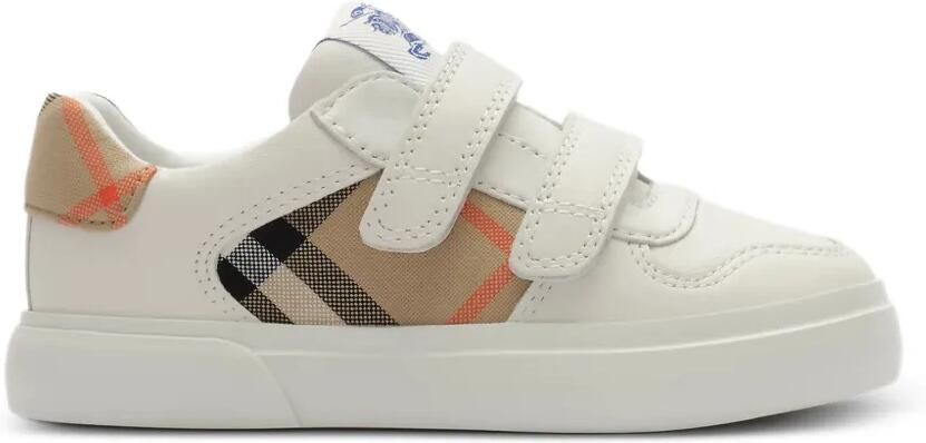Burberry Kids Check sneakers Wit
