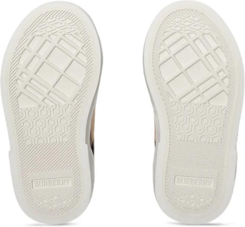 Burberry Kids Check sneakers Wit - Foto 3