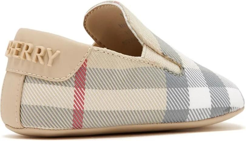 Burberry Kids Geruite babyschoentjes Beige - Foto 3