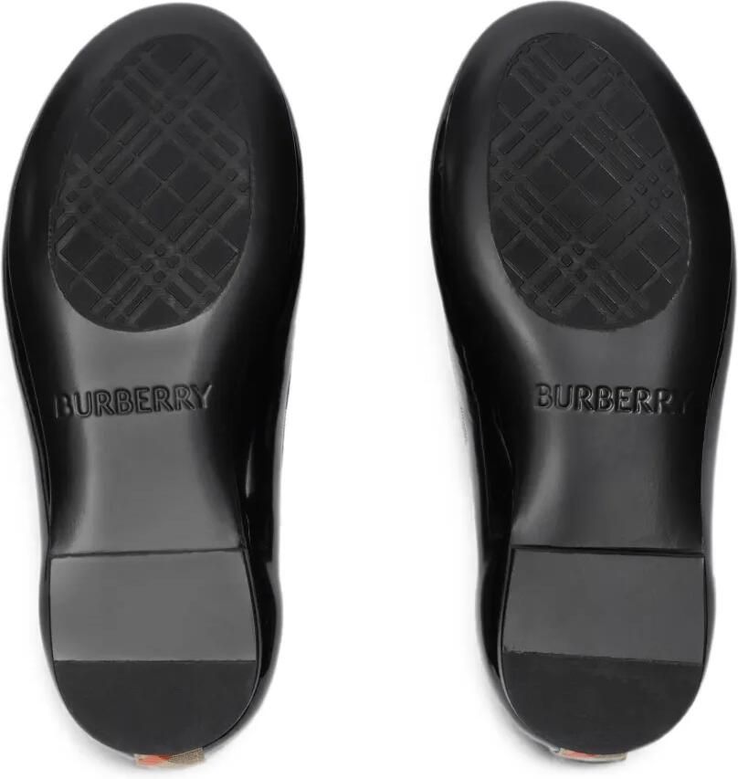 Burberry Kids Geruite ballerina's Zwart - Foto 3