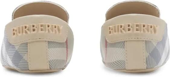 Burberry Kids Geruite slofjes Beige - Foto 4