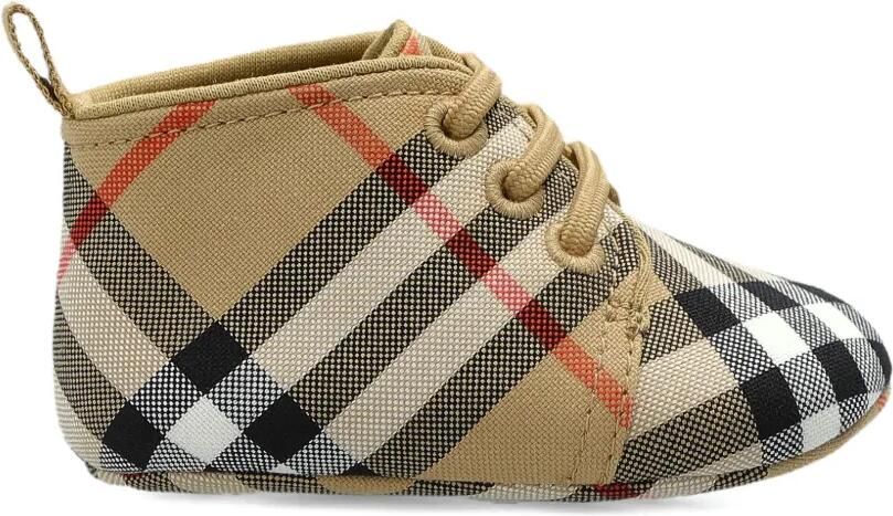 Burberry Kids Geruite slofjes Beige - Foto 4