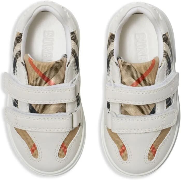 Burberry Kids Geruite sneakers Wit - Foto 2