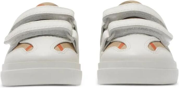 Burberry Kids Geruite sneakers Wit - Foto 4