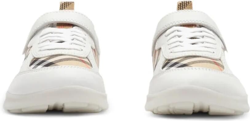 Burberry Kids Geruite sneakers Wit - Foto 5
