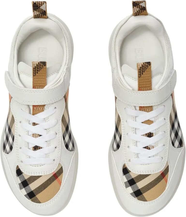 Burberry Kids Geruite sneakers Wit - Foto 3