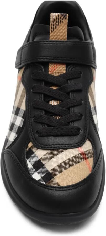 Burberry Kids House geruite sneakers Zwart - Foto 3