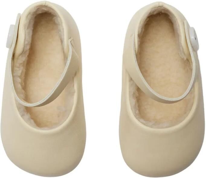 Burberry Kids Katoenen Mary Jane schoenen Beige - Foto 2