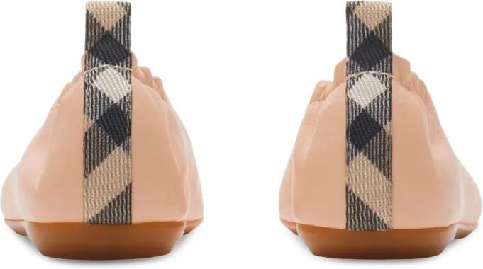 Burberry Kids Leren ballerina's Roze - Foto 4