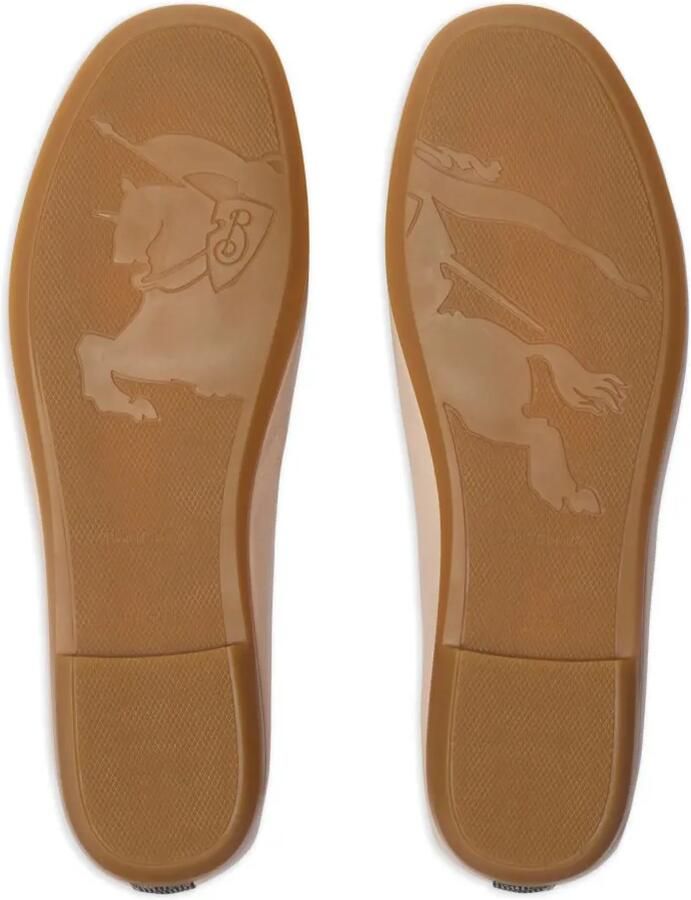 Burberry Kids Leren ballerina's Roze - Foto 2