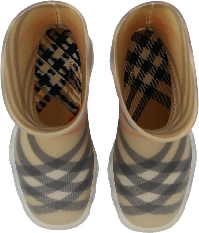 Burberry Kids Marsh Check enkellaarzen Beige - Foto 2