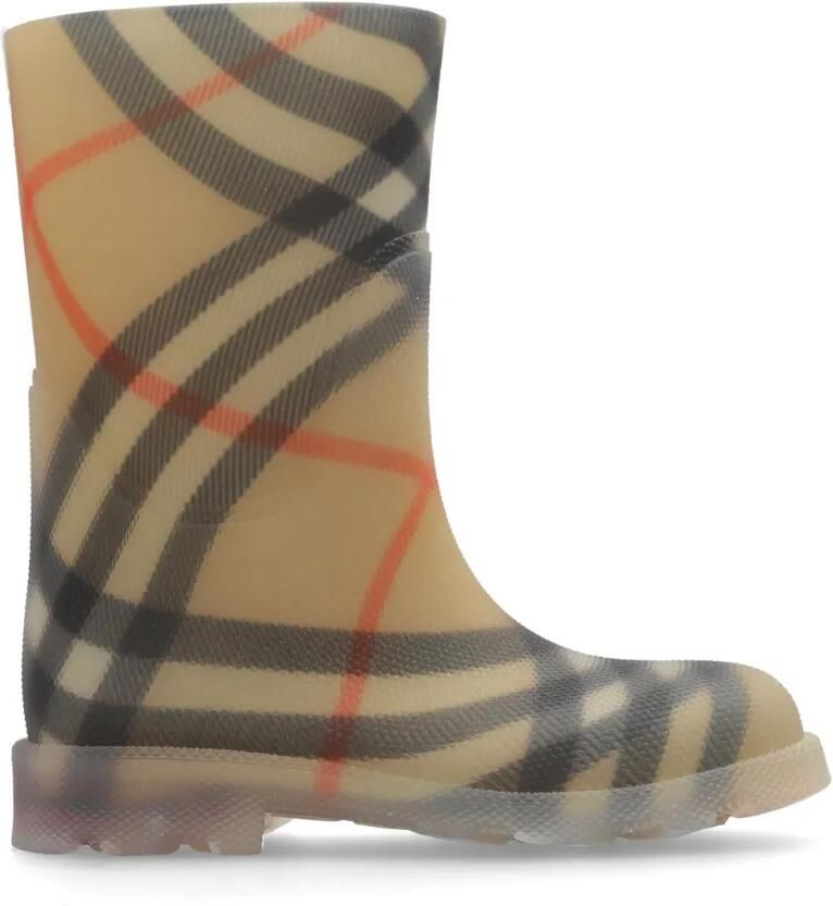 Burberry Kids Marsh Check enkellaarzen Beige - Foto 3