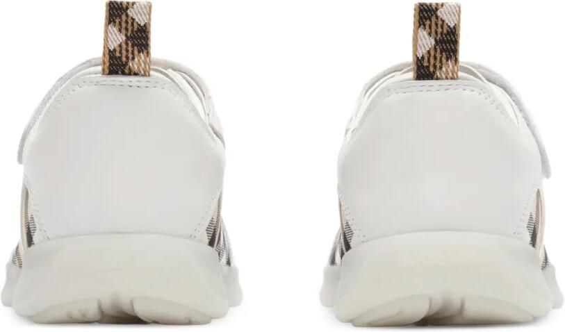 Burberry Kids Check sneakers Wit - Foto 4