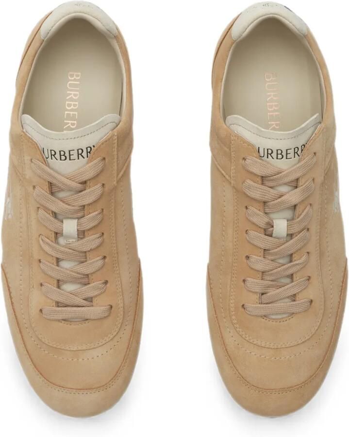 Burberry Knight Runner suède sneakers Beige - Foto 3