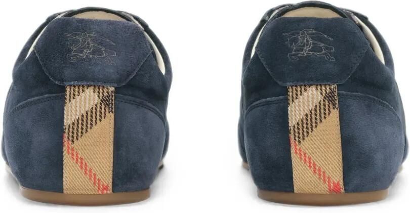 Burberry Knight Runner suède sneakers Blauw - Foto 5
