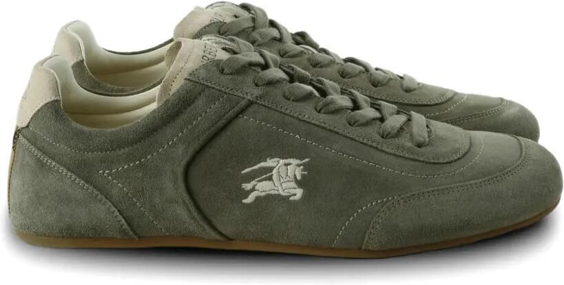 Burberry Knight Runner suède sneakers Groen