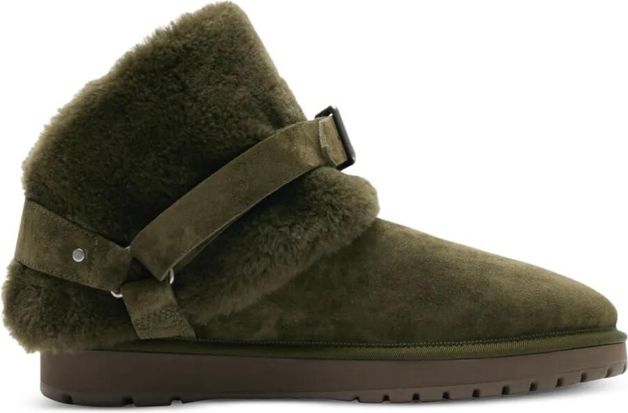 Burberry Lammy enkellaarzen Groen