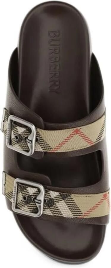 Burberry leather Urchin sandals Bruin - Foto 2