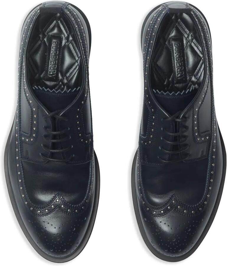 Burberry Leren brogues met studs Zwart - Foto 3