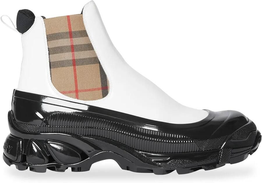 Burberry Leren Chelsea laarzen Wit