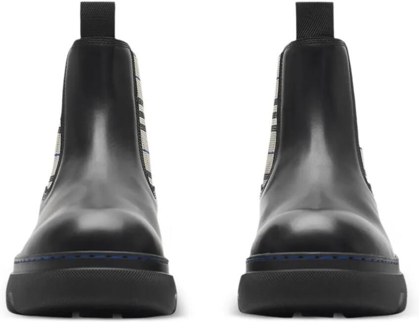 Burberry Leren Chelsea laarzen Zwart - Foto 4
