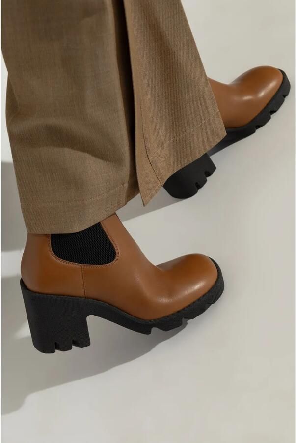Burberry Leren enkellaarzen Bruin - Foto 4