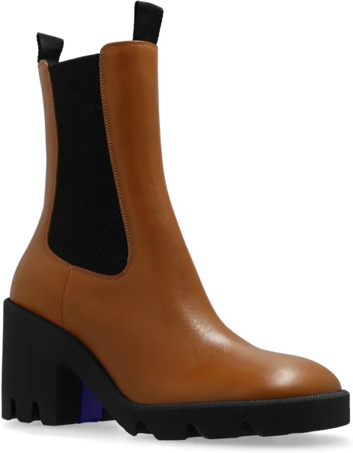 Burberry Leren enkellaarzen Bruin - Foto 2