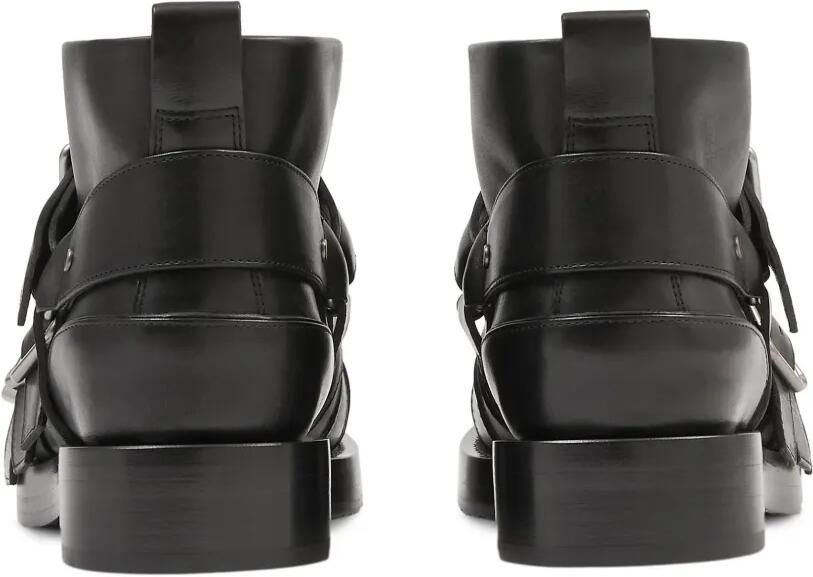 Burberry Leren enkellaarzen Zwart - Foto 4