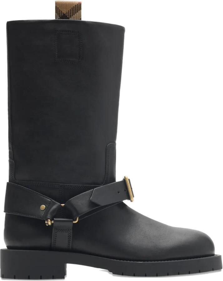 Burberry Leren laarzen Zwart