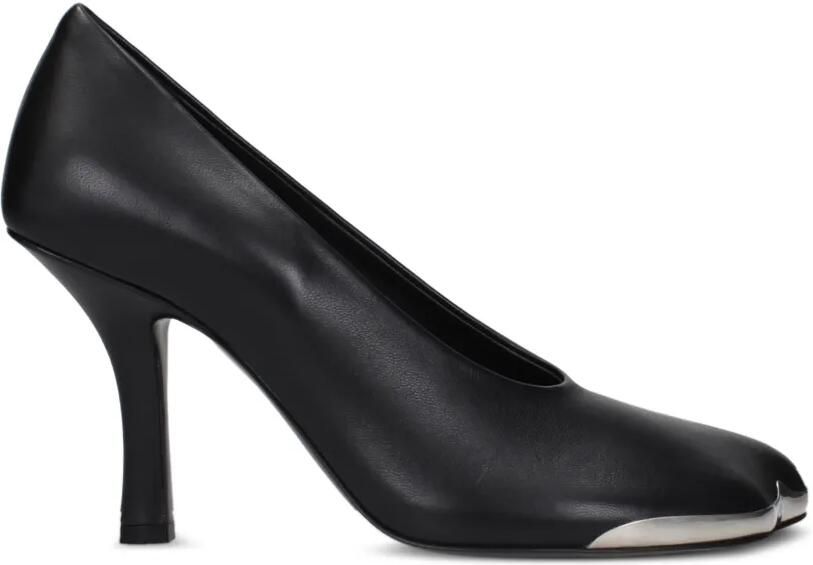Burberry Leren pumps met metalen neus Zwart