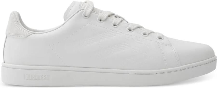 Burberry Leren sneakers met reliëf Wit