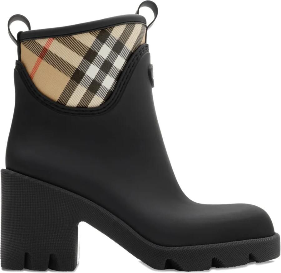 Burberry Marsh laarzen met rubberen stempel Zwart