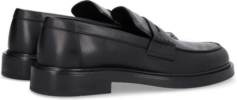 Burberry Pembroke geruite leren loafers Zwart - Foto 4
