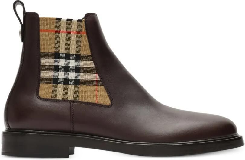 Burberry Pembroke leren laarzen Bruin