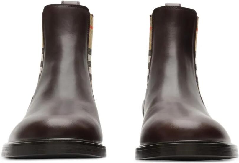 Burberry Pembroke leren laarzen Bruin - Foto 5