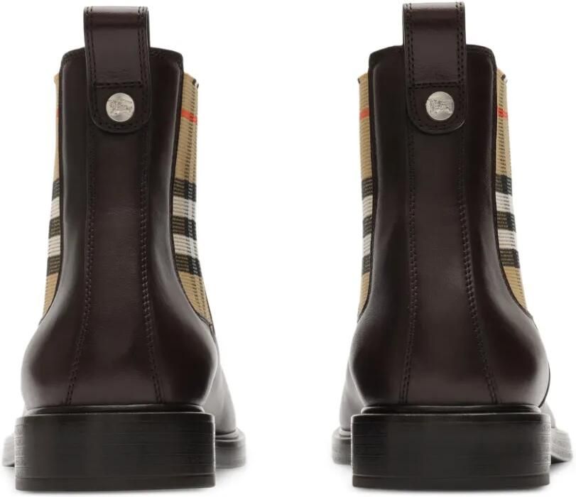 Burberry Pembroke leren laarzen Bruin - Foto 4