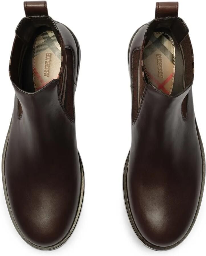 Burberry Pembroke leren laarzen Bruin - Foto 3