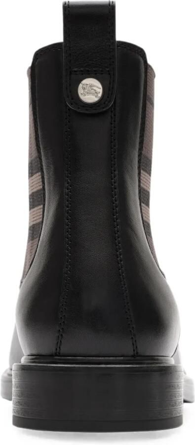 Burberry Pembroke leren laarzen Zwart