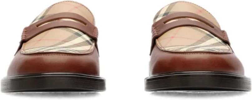 Burberry Pembroke leren loafers Bruin - Foto 5