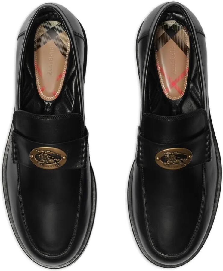 Burberry Pembroke leren loafers Zwart - Foto 3