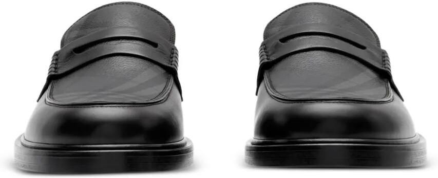 Burberry Pembroke leren loafers Zwart - Foto 5